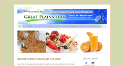 Desktop Screenshot of greatplainsflax.com